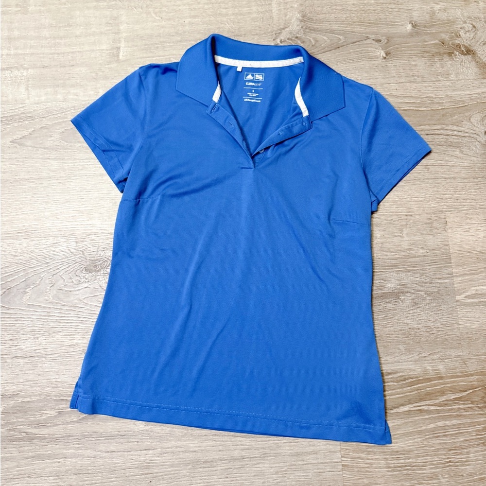 •ADIDAS• BLUE POLO SHIRT